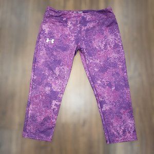 Under Armour Heatgear Fitted Leggings Youth Girls Size XL